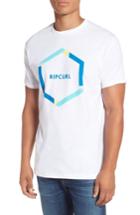 Men's Rip Curl Beacons Heather Logo Graphic T-shirt - White