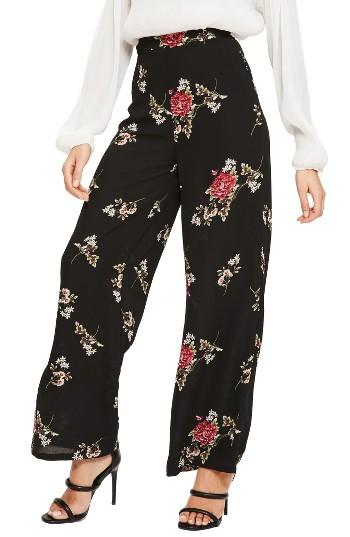 Women's Missguided Wide Leg Floral Print Pants