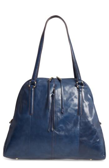 Hobo Delaney Calfskin Leather Tote - Blue