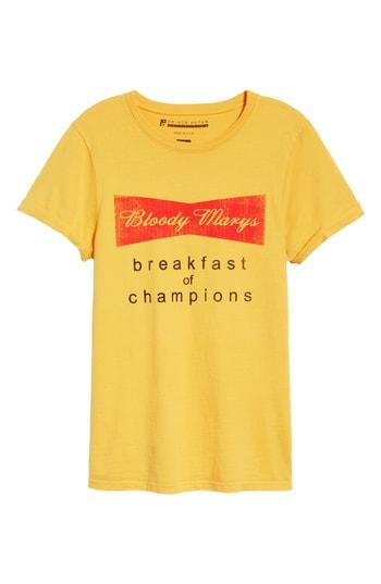 Women's Prince Peter Bloody Mary Breakfast Tee - Yellow