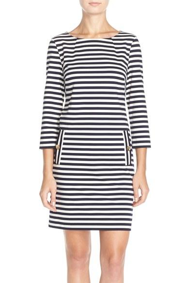 Women's Eliza J Stripe Shift Dress