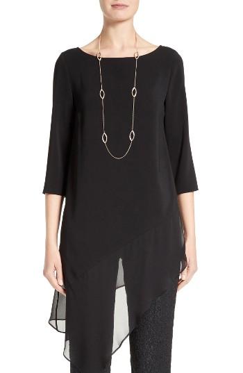 Women's St. John Collection Stretch Cady Tunic
