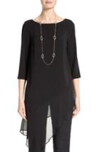 Women's St. John Collection Stretch Cady Tunic