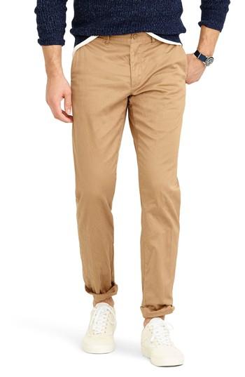 Men's J.crew 484 Slim Fit Stretch Chino Pants X 30 - Green