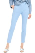 Women's J.crew Cameron Four Season Crop Pants - Purple