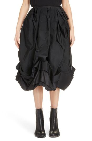 Women's Jw Anderson Balloon Side Tie Skirt Us / 10 Uk - Black