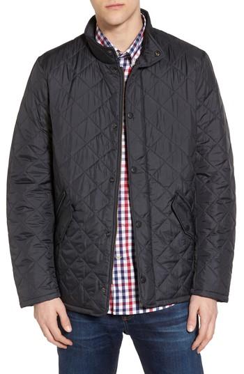 Men's Barbour Flyweight Chelsea Quilted Jacket, Size - Blue