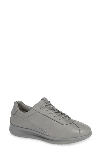Women's Ecco Aquet Lace-up Sneaker -7.5us / 38eu - Grey