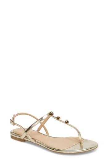 Women's Jewel Badgley Mischka Thom Sandal .5 M - Metallic