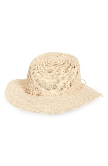 Women's Helen Kaminski Desmonda Packable Raffia Fedora -