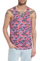 Men's The Rail Print Tank - Pink