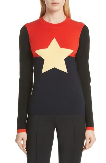 Women's Diane Von Furstenberg Star Sweater - Black