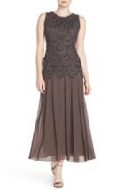 Women's Pisarro Nights Beaded Mesh Gown