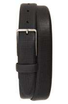 Men's Johnston & Murphy Mini Embossed Leather Belt