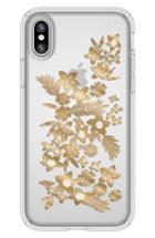 Speck Shimmer Metallic Floral Transparent Iphone X Case - Metallic