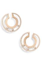 Women's Messika Move Romane 18k Gold & Diamond Hoop Earrings