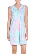 Women's Lilly Pulitzer 'essie' Cotton & Modal A-line Dress, Size - Blue