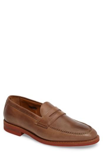 Men's Allen Edmonds Addison Penny Loafer .5 D - Brown