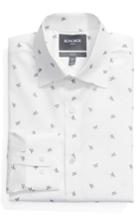 Men's Bonobos Slim Fit Banana Print Dress Shirt - 33 - White