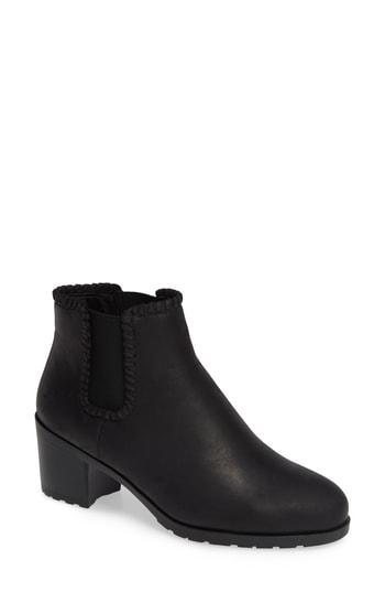 Women's Jack Rogers Pippa Waterproof Bootie .5 M - Black