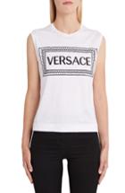 Women's Versace First Line Logo Tank Us / 38 It - White