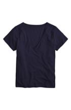 Women's J.crew Supima V-neck Tee - Blue