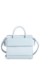 Givenchy Mini Horizon Grained Calfskin Leather Tote - Blue