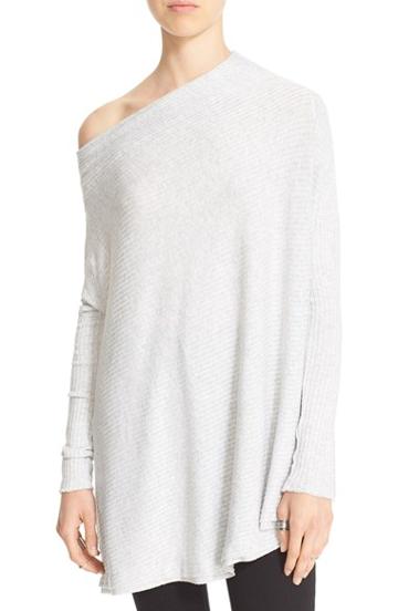 Women's Free People 'love' Split Back Pullover - Grey