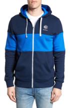 Men's Reebok Classics Foundation Clockblock Zip Hoodie - Blue