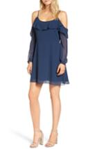 Women's Cupcakes And Cashmere Sundra Cold Shoulder Dress - Blue