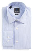 Men's David Donahue Slim Fit Stripe Dress Shirt