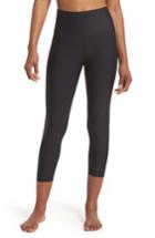 Women's Alo Airbrush Tech Lift High Waist Capris - Black