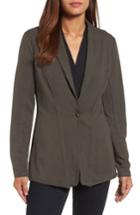 Petite Women's Nic+zoe The Perfect Jacket, Size P - Green