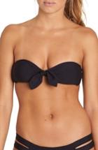Women's Billabong Sol Searcher Bandeau Bikini Top - Black