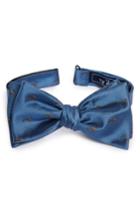 Men's The Tie Bar Dog Days Silk Bow Tie, Size - Blue