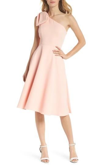 Women's Gal Meets Glam Collection Dream Crepe One-shoulder Dress - Pink