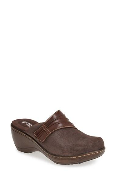 Women's Softwalk 'mason' Clog M - Brown