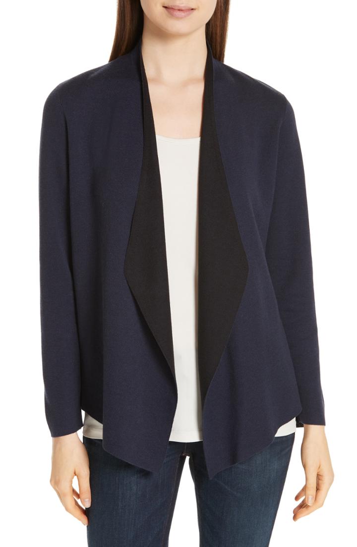 Women's Eileen Fisher Shaped Waterfall Cardigan