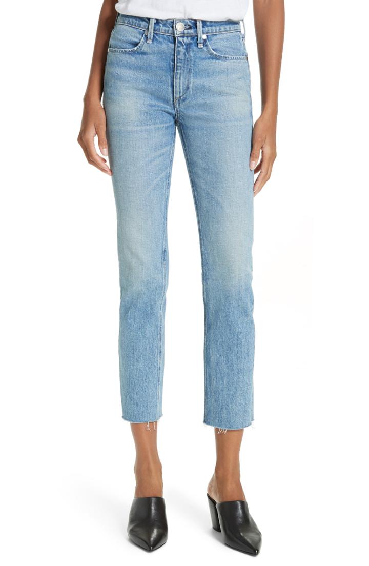 Women's Rag & Bone Ankle Cigarette Jeans - Blue