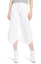 Women's Caara Wide Leg Crop Jeans - White