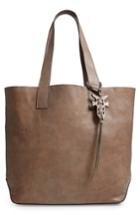 Frye Carson Leather Tote - Grey