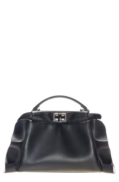 Fendi 'mini Peekaboo - Wave' Leather Bag -