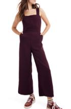 Women's Madewell Apron Bow Back Jumpsuit - Purple