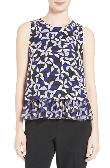 Women's Kate Spade New York Spinner Layered Silk Tank