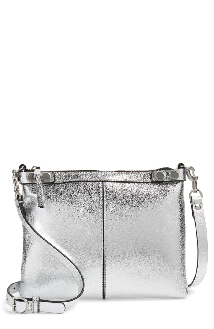 Treasure & Bond Sloane Metallic Leather Crossbody Bag - Metallic