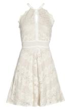 Women's Morgan & Co. Lace Halter Dress - Ivory