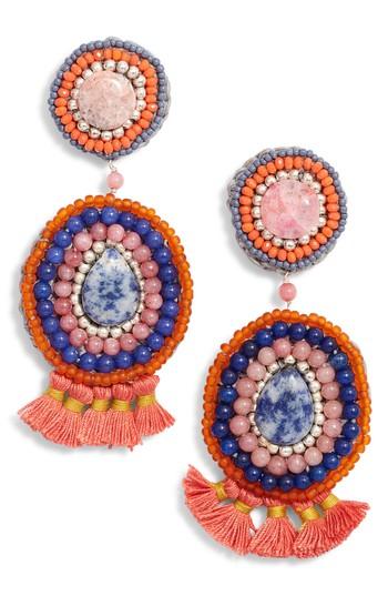 Women's Nakamol Design Circle Crochet Drop Earrings