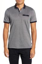 Men's Ted Baker London Munsan Slim Fit Short Sleeve Polo (m) - Blue