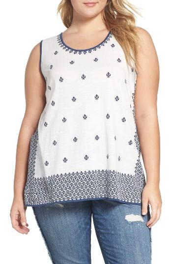 Women's Two By Vince Camuto Kashmiri Tile Print Tank