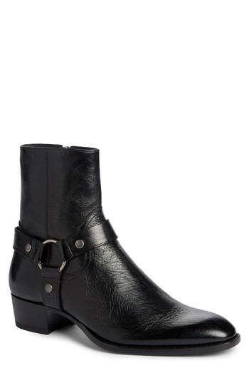 Men's Saint Laurent Wyatt Harness Boot Us / 40eu - Black